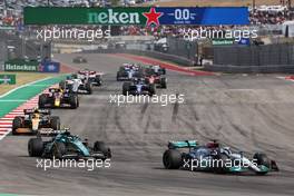George Russell (GBR) Mercedes AMG F1 W13. 23.10.2022. Formula 1 World Championship, Rd 19, United States Grand Prix, Austin, Texas, USA, Race Day.