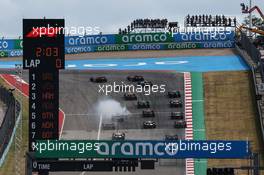Start of the race 23.10.2022. Formula 1 World Championship, Rd 19, United States Grand Prix, Austin, Texas, USA, Race Day.
