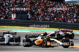 Lando Norris (GBR) McLaren MCL36. 23.10.2022. Formula 1 World Championship, Rd 19, United States Grand Prix, Austin, Texas, USA, Race Day.