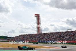 Sebastian Vettel (GER) Aston Martin F1 Team AMR22. 23.10.2022. Formula 1 World Championship, Rd 19, United States Grand Prix, Austin, Texas, USA, Race Day.