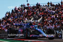 Fernando Alonso (ESP) Alpine F1 Team A522. 22.10.2022. Formula 1 World Championship, Rd 19, United States Grand Prix, Austin, Texas, USA, Qualifying Day.