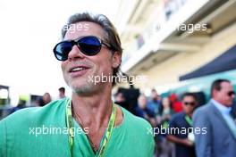 Brad Pitt (USA) Actor. 22.10.2022. Formula 1 World Championship, Rd 19, United States Grand Prix, Austin, Texas, USA, Qualifying Day.