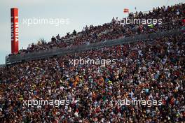 Circuit atmosphere - fans in the grandstand. 22.10.2022. Formula 1 World Championship, Rd 19, United States Grand Prix, Austin, Texas, USA, Qualifying Day.