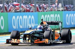 Mario Andretti (USA) in the 2013 McLaren MP4-28. 22.10.2022. Formula 1 World Championship, Rd 19, United States Grand Prix, Austin, Texas, USA, Qualifying Day.