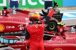 Pole position for Carlos Sainz Jr (ESP) Ferrari. 22.10.2022. Formula 1 World Championship, Rd 19, United States Grand Prix, Austin, Texas, USA, Qualifying Day.