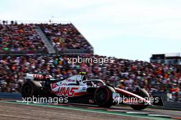 Mick Schumacher (GER) Haas VF-22. 22.10.2022. Formula 1 World Championship, Rd 19, United States Grand Prix, Austin, Texas, USA, Qualifying Day.