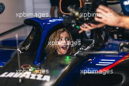 Chloe Grace Moretz (USA) Actress in the Williams Racing FW44. 22.10.2022. Formula 1 World Championship, Rd 19, United States Grand Prix, Austin, Texas, USA, Qualifying Day.