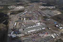 An aerial view of the circuit. 23.10.2022. Formula 1 World Championship, Rd 19, United States Grand Prix, Austin, Texas, USA, Race Day.
