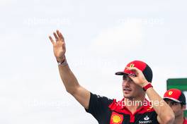 Charles Leclerc (MON) Ferrari on the drivers parade. 23.10.2022. Formula 1 World Championship, Rd 19, United States Grand Prix, Austin, Texas, USA, Race Day.