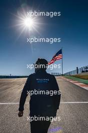 Nicholas Latifi (CDN) Williams Racing walks the circuit. 20.10.2022. Formula 1 World Championship, Rd 19, United States Grand Prix, Austin, Texas, USA, Preparation Day.