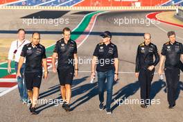 Max Verstappen (NLD) Red Bull Racing walks the circuit with the team. 20.10.2022. Formula 1 World Championship, Rd 19, United States Grand Prix, Austin, Texas, USA, Preparation Day.