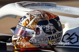 Helmet of Pierre Gasly (FRA), AlphaTauri F1  20.10.2022. Formula 1 World Championship, Rd 19, United States Grand Prix, Austin, Texas, USA, Preparation Day.