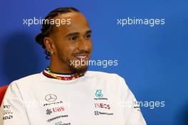Lewis Hamilton (GBR) Mercedes AMG F1 in the FIA Press Conference. 20.10.2022. Formula 1 World Championship, Rd 19, United States Grand Prix, Austin, Texas, USA, Preparation Day.