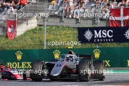 Juri Vips (EST) Hitech. 09.07.2022. FIA Formula 2 Championship, Rd 8, Spielberg, Austria, Saturday.