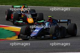 Logan Sargeant (USA) Carlin. 28.08.2022. Formula 2 Championship, Rd 11, Feature Race, Spa-Francorchamps, Belgium, Sunday.