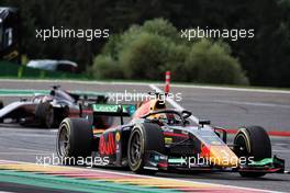 Dennis Hauger (DEN) PREMA Racing. 28.08.2022. Formula 2 Championship, Rd 11, Feature Race, Spa-Francorchamps, Belgium, Sunday.