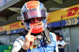 Race winner Jack Doohan (AUS) Alpine Academy Driver celebrates in parc ferme. 28.08.2022. Formula 2 Championship, Rd 11, Feature Race, Spa-Francorchamps, Belgium, Sunday.