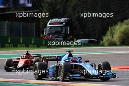 Jack Doohan (AUS) Virtuosi Racing. 28.08.2022. Formula 2 Championship, Rd 11, Feature Race, Spa-Francorchamps, Belgium, Sunday.