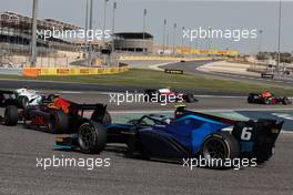 Logan Sargeant (USA) Carlin. 20.03.2022. FIA Formula 2 Championship, Rd 1, Feature Race, Sakhir, Bahrain, Sunday.