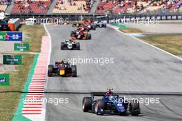 Logan Sargeant (USA) Carlin. 22.05.2022. FIA Formula 2 Championship, Rd 4, Barcelona, Spain, Sunday.