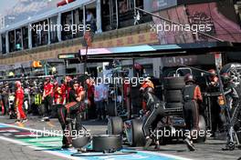 David Beckmann (GER) Van Amersfoort Racing makes a pit stop. 24.07.2022. FIA Formula 2 Championship, Rd 9, Paul Ricard, France, Sunday.