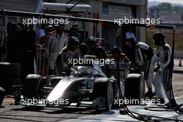 Roberto Mehri (ESP) Campos Racing makes a pit stop. 24.07.2022. FIA Formula 2 Championship, Rd 9, Paul Ricard, France, Sunday.
