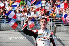 Theo Pourchaire (FRA) ART celebrates his second position in parc ferme. 24.07.2022. FIA Formula 2 Championship, Rd 9, Paul Ricard, France, Sunday.
