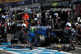 Jack Doohan (AUS) Virtuosi Racing makes a pit stop. 24.07.2022. FIA Formula 2 Championship, Rd 9, Paul Ricard, France, Sunday.