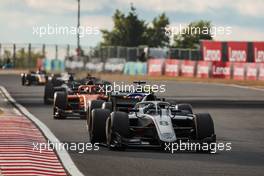 Juri Vips (EST) Hitech. 30.07.2022. FIA Formula 2 Championship, Rd 10, Budapest, Hungary, Sprint Race, Saturday.