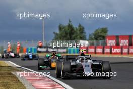 Juri Vips (EST) Hitech. 31.07.2022. FIA Formula 2 Championship, Rd 10, Budapest, Hungary, Feature Race, Sunday.