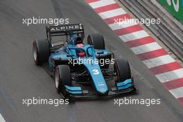 Jack Doohan (AUS) Virtuosi Racing. 26.05.2022. FIA Formula 2 Championship, Rd 5, Practice Day, Monte Carlo, Monaco, Thursday.