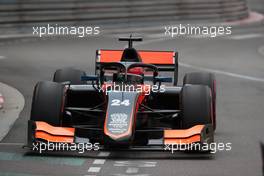 Jake Hughes (GBR) Van Amersfoort Racing. 26.05.2022. FIA Formula 2 Championship, Rd 5, Practice Day, Monte Carlo, Monaco, Thursday.