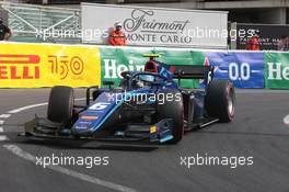 Logan Sargeant (USA) Carlin. 26.05.2022. FIA Formula 2 Championship, Rd 5, Practice Day, Monte Carlo, Monaco, Thursday.