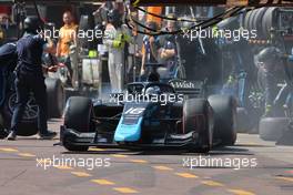 Roy Nissany (ISR) Dams makes a pit stop. 29.05.2022. FIA Formula 2 Championship, Rd 5, Monte Carlo, Monaco, Feature Race, Sunday.