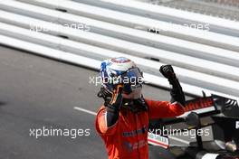 Race winner Felipe Drugovich (BRA) MP Motorsport celebrates in parc ferme. 29.05.2022. FIA Formula 2 Championship, Rd 5, Monte Carlo, Monaco, Feature Race, Sunday.
