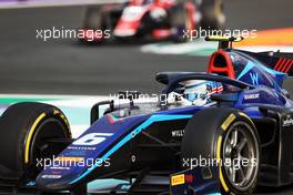 Logan Sargeant (USA) Carlin. 27.03.2022. FIA Formula 2 Championship, Rd 2, Feature Race, Jeddah, Saudi Arabia, Sunday.