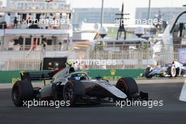 Juri Vips (EST) Hitech. 18.11.2022. Formula 2 Championship, Rd 14, Yas Marina Circuit, Abu Dhabi, UAE, Friday.