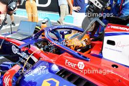 Richard Verschoor (NED) Trident on the grid. 19.11.2022. Formula 2 Championship, Rd 14, Yas Marina Circuit, Abu Dhabi, UAE, Sprint Race, Saturday.