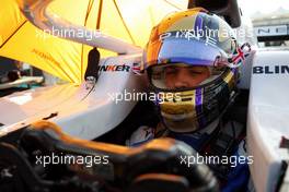 Olli Caldwell (GBR) Campos Racing on the grid. 19.11.2022. Formula 2 Championship, Rd 14, Yas Marina Circuit, Abu Dhabi, UAE, Sprint Race, Saturday.