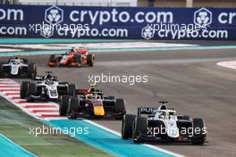 Marcus Armstrong (NZL) Hitech. 19.11.2022. Formula 2 Championship, Rd 14, Yas Marina Circuit, Abu Dhabi, UAE, Sprint Race, Saturday.