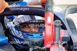 Roy Nissany (ISR) Dams on the grid. 20.11.2022. Formula 2 Championship, Rd 14, Yas Marina Circuit, Abu Dhabi, UAE, Feature Race, Sunday.