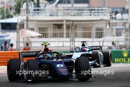 Logan Sargeant (USA) Carlin. 20.11.2022. Formula 2 Championship, Rd 14, Yas Marina Circuit, Abu Dhabi, UAE, Feature Race, Sunday.