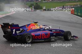 Jonny Edgar (GBR) Trident spins. 10.07.2022. FIA Formula 3 Championship, Rd 5, Feature Race, Spielberg, Austria, Sunday.