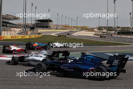Zak O'Sullivan (GBR) Carlin. 20.03.2022. FIA Formula 3 Championship, Rd 1, Feature Race, Sakhir, Bahrain, Sunday.