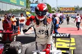 Race winner David Vidales (ESP) Campos Racing celebrates in parc ferme. 21.05.2022. FIA Formula 3 Championship, Rd 3, Barcelona, Spain, Saturday.