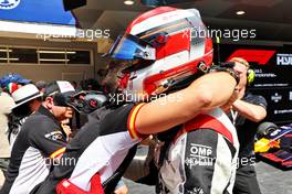 Race winner David Vidales (ESP) Campos Racing celebrates in parc ferme. 21.05.2022. FIA Formula 3 Championship, Rd 3, Barcelona, Spain, Saturday.