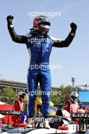 Race winner Victor Martins (FRA) ART celebrates in parc ferme. 22.05.2022. FIA Formula 3 Championship, Rd 3, Barcelona, Spain, Sunday.