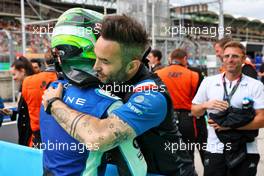 Race winner Caio Collet (BRA) MP Motorsport celebrates in parc ferme. 30.07.2022. FIA Formula 3 Championship, Rd 6, Sprint Race, Budapest, Hungary, Saturday.