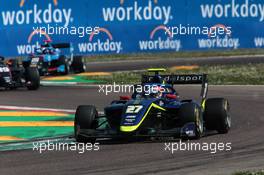 Brad Benavides (ESP) Carlin. 23.04.2022. FIA Formula 3 Championship, Rd 2, Sprint Race, Imola, Italy, Saturday.