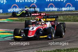 Zane Maloney (BRB) Trident. 23.04.2022. FIA Formula 3 Championship, Rd 2, Sprint Race, Imola, Italy, Saturday.